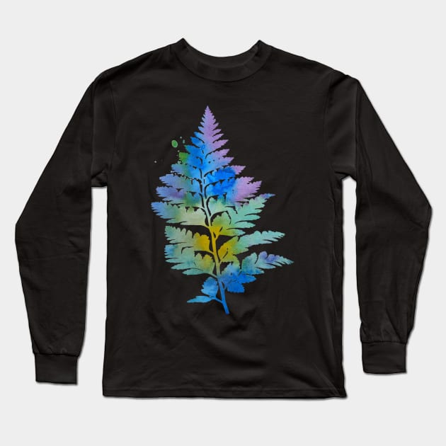 Fern Long Sleeve T-Shirt by TheJollyMarten